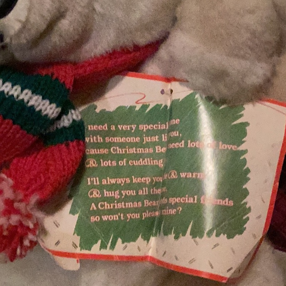 Kmart Vintage 1986 Christmas Bear  VNPLVC
   Used as Prop, Only for photos - Picture 6 of 16